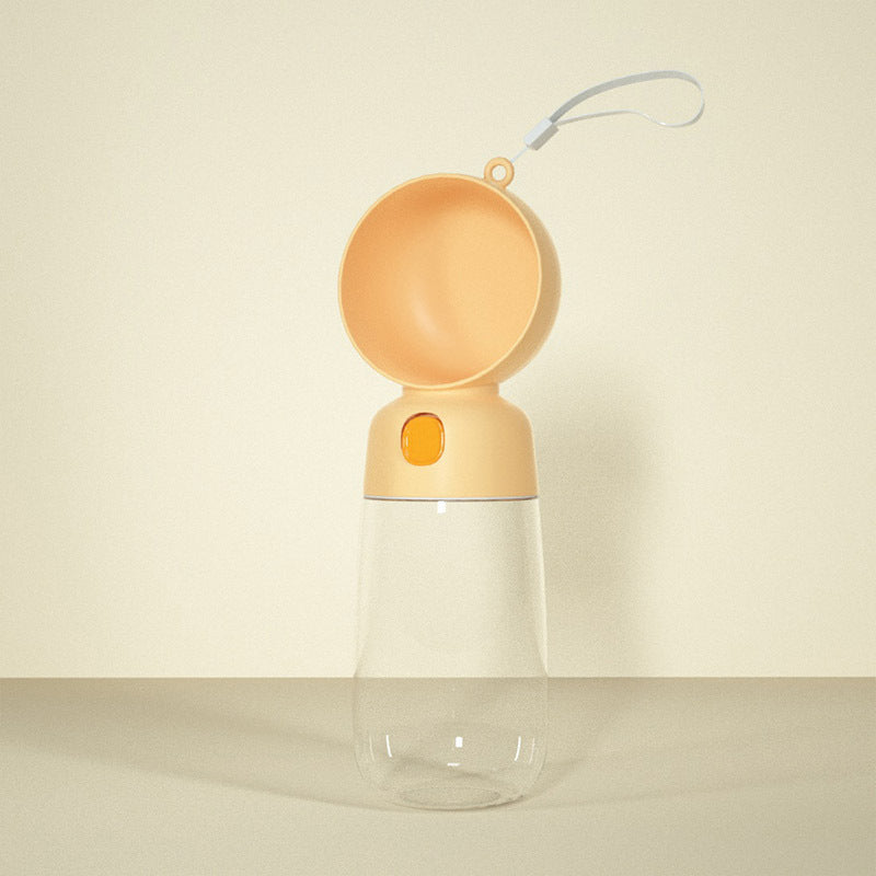 Pet Outing Cup Dog Kettle Portable Pets dealsniper-net Orange Drinking Water 565ml