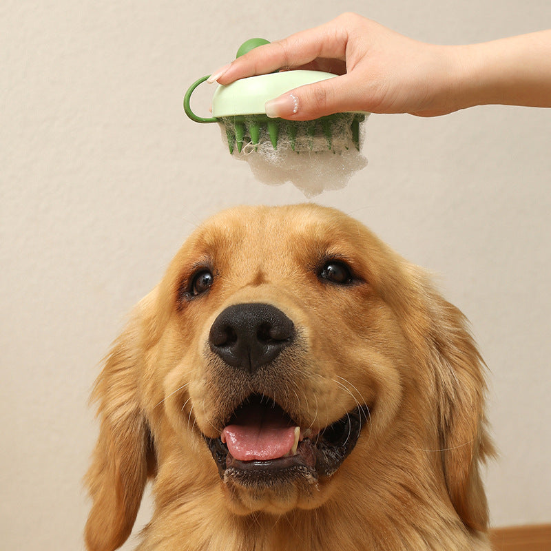 Soft Silicone Pets Hair Remover Comb Handheld Bath Shower Pets DealSniper.net