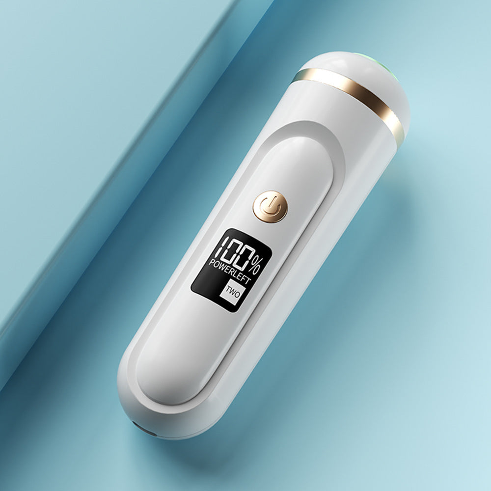 Small Nano Glass Electric Foot Grinder Beauty DealSniper.net White With Screen Display USB