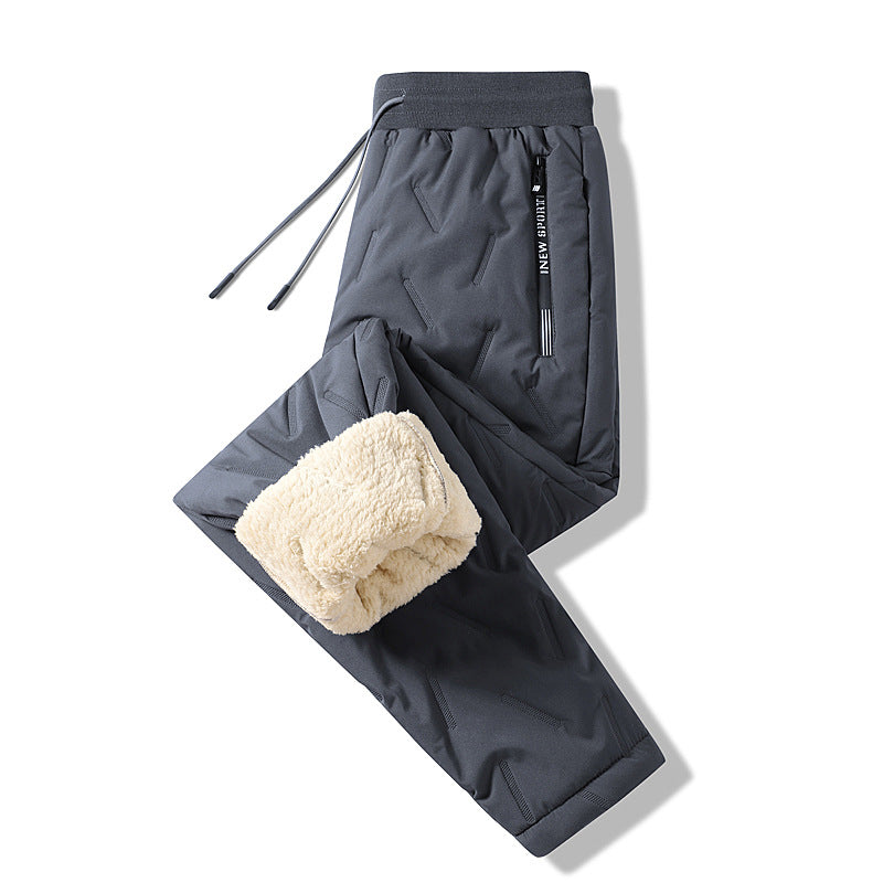 Tidy Slacks With Nine Points Of Cotton Men DealSniper.net Grey straight cylinder 2XL