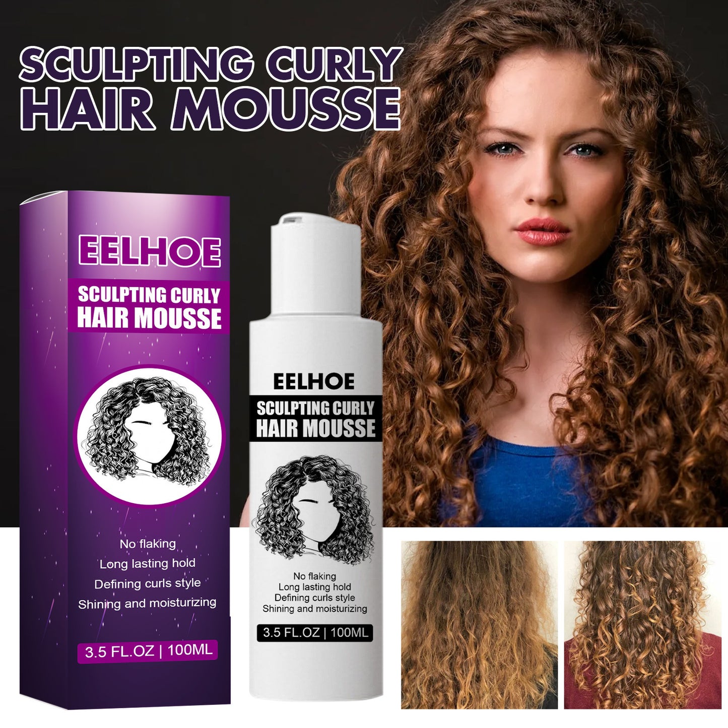 EELHOE Curl Shaping Elastic Element Curl Moisturizing Beauty DealSniper.net