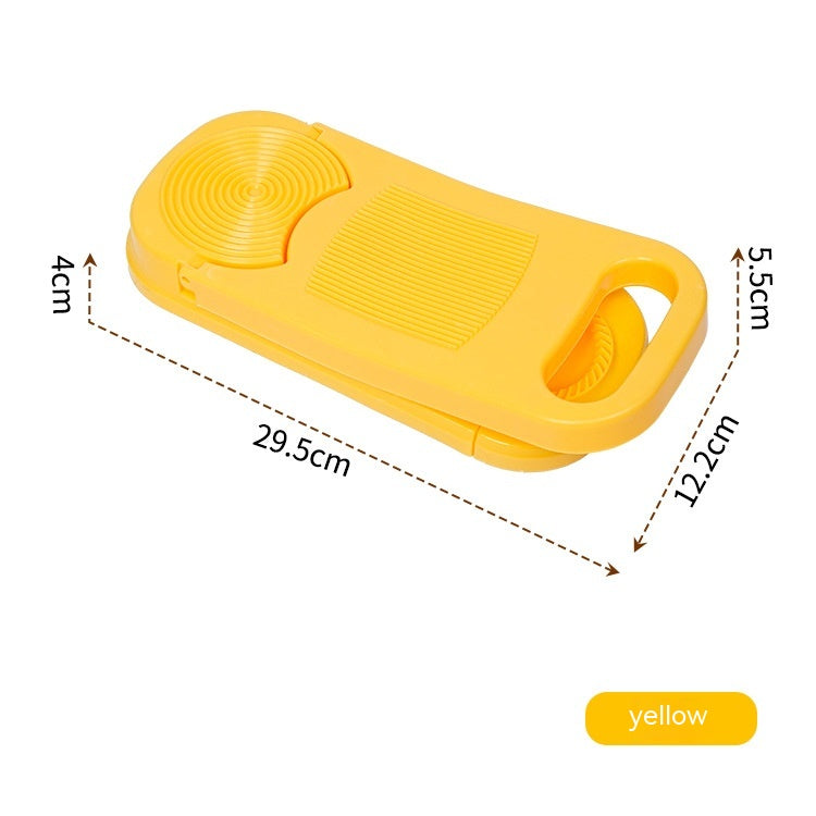 Hemp Board Multi-function Noodle Rubbing Tool Kitchen Gadgets Kitchen dealsniper-net Yellow