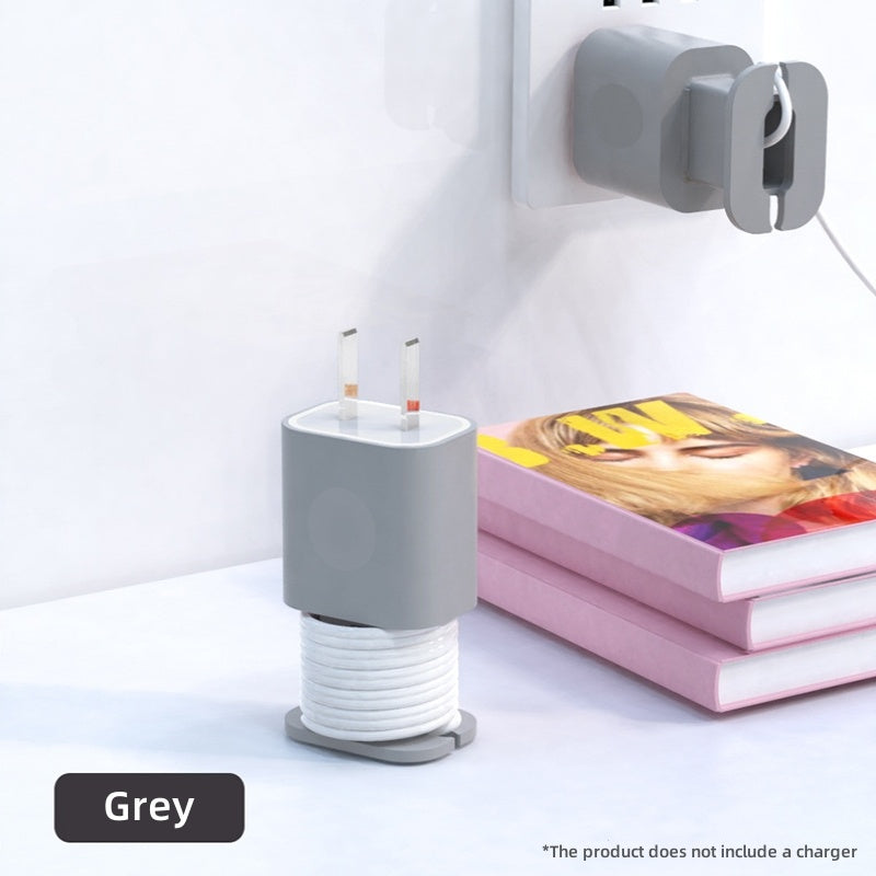 Data Cable Organizer Power Adapter Protective Case Cover Gadgets DealSniper.net Grey