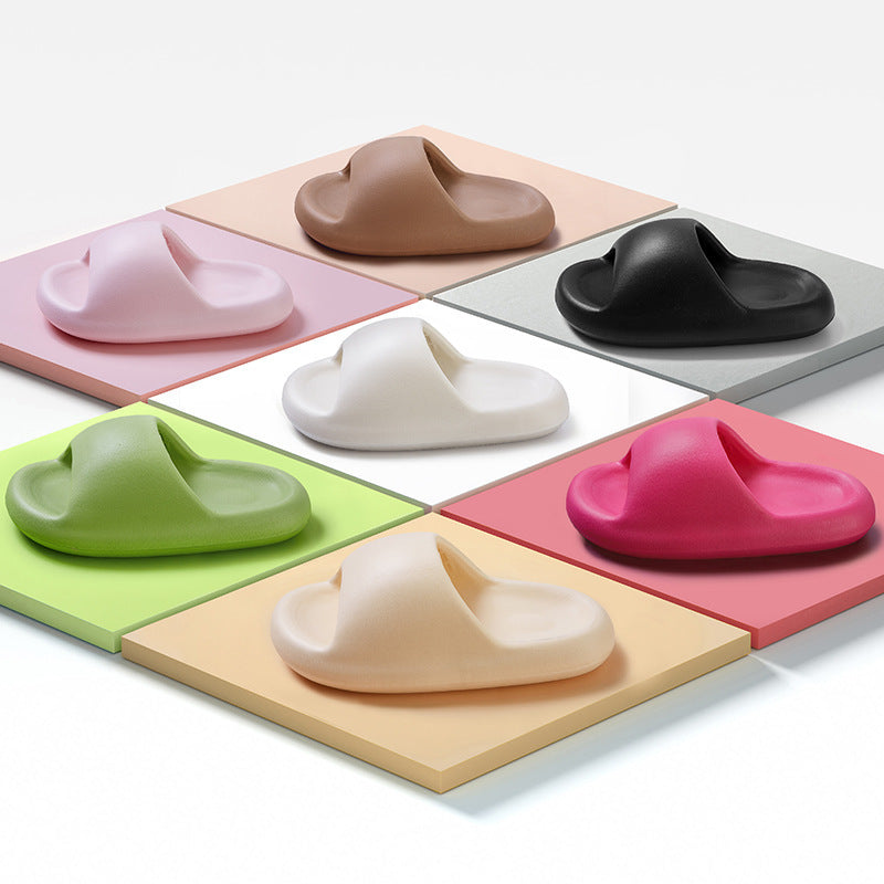 New Bread Shoes Soft Slippers Summer Candy Color Bsthroom Slippers Women DealSniper.net