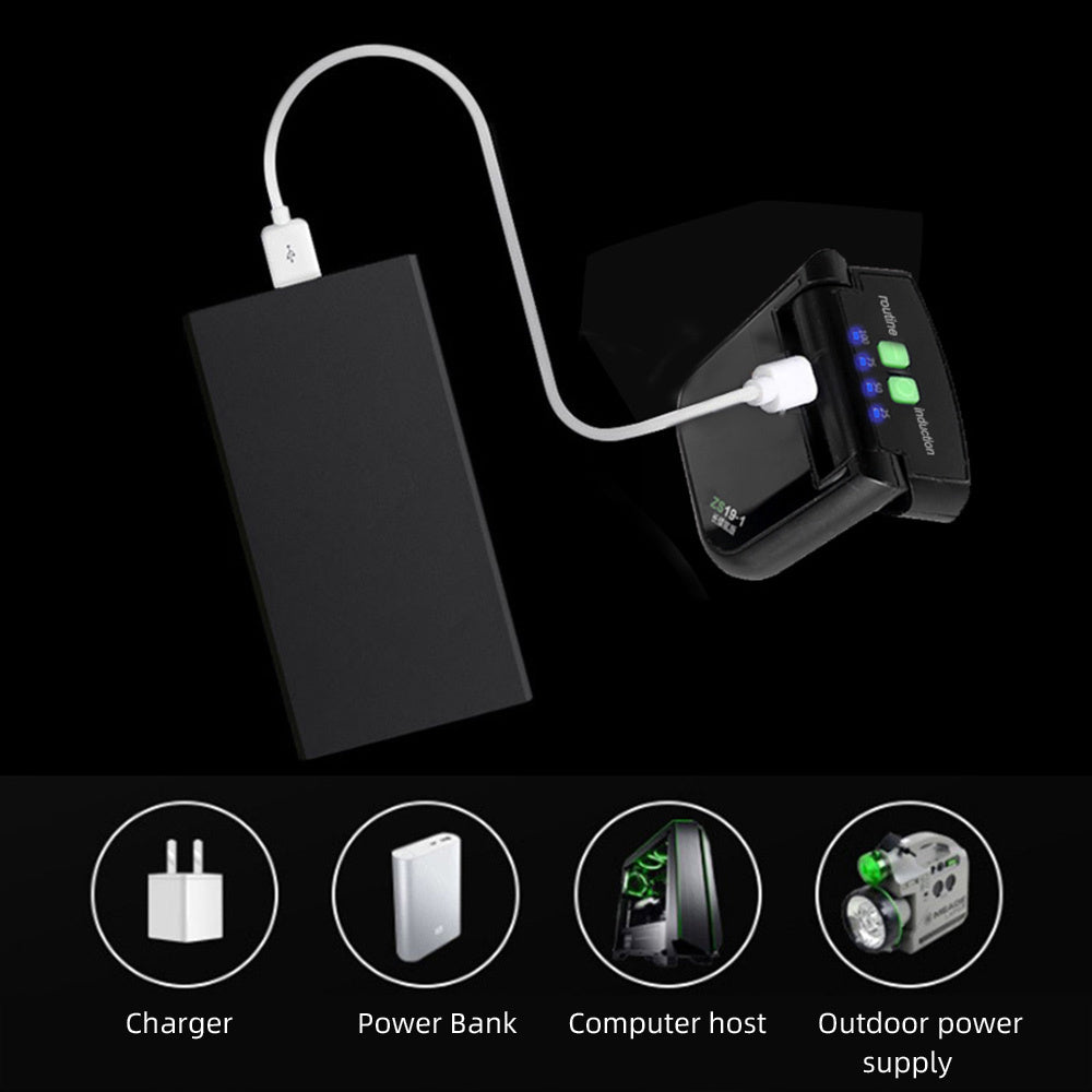 LED Smart Sensor Headlight Night Fishing Sports Cycling Charging Strong Bright Light Gadgets DealSniper.net