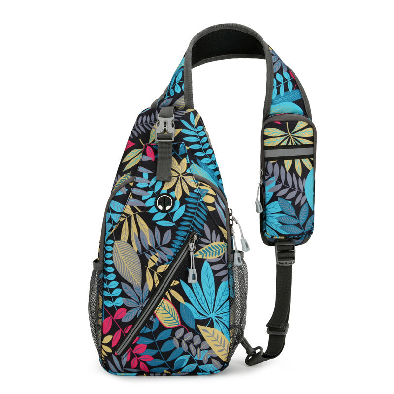 New Multifunctional Men's Shoulder Crossbody Bag Men DealSniper.net Leaves