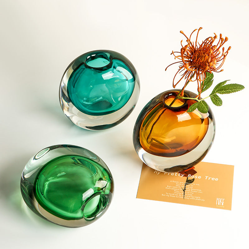 Home Creative Simple Glass Vase Decoration Home DealSniper.net