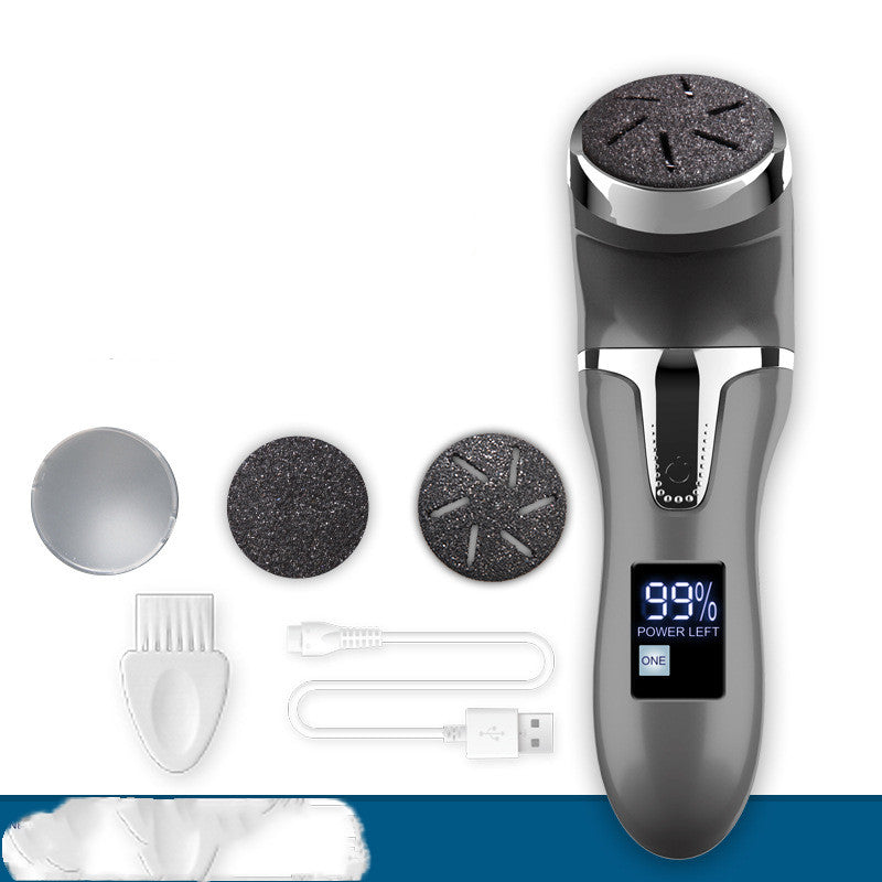 LCD Digital Display Electric Vacuum Cleaner Foot Scrubber Deals DealSniper.net
