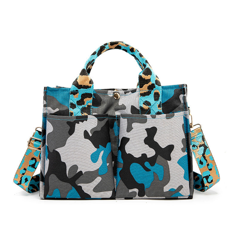 Outdoor Portable Shoulder Bag Large Capacity Women DealSniper.net Blue