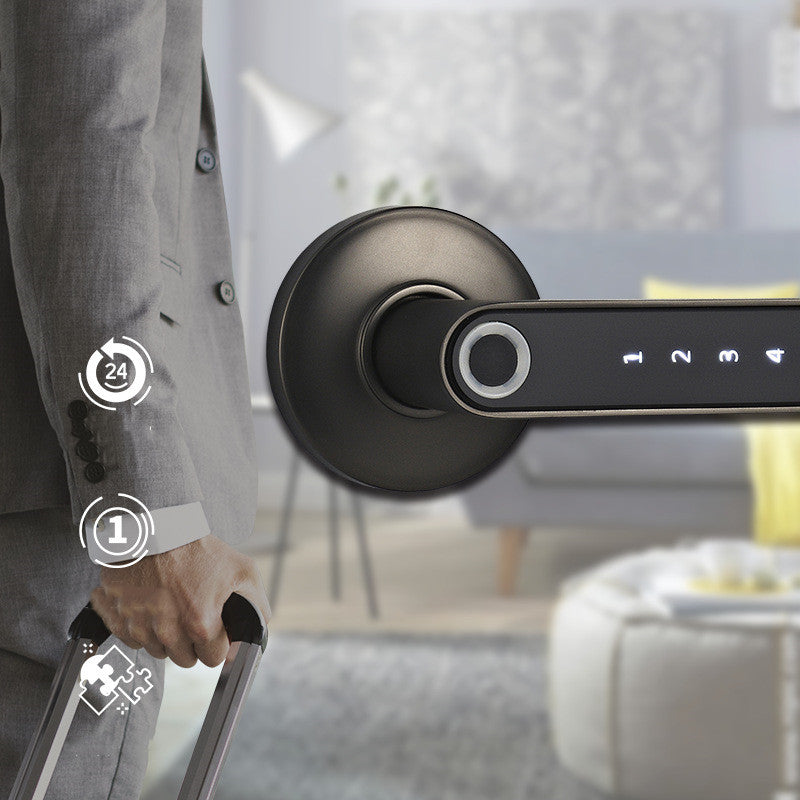 Smart Lock Fingerprint Password Electric Digital Lock Home DealSniper.net