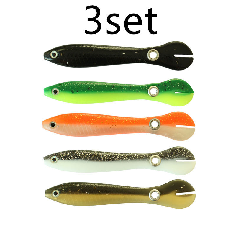 A Mock Lure Can Bounce With Slip Mechanism Artificial Fishing Bait Deals DealSniper.net 5pcs 3set 10cm