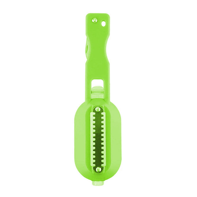Fish Skin Brush Scraping Fish Scale Brush Grater Quick Kitchen DealSniper.net 20x5.5cm GreenA