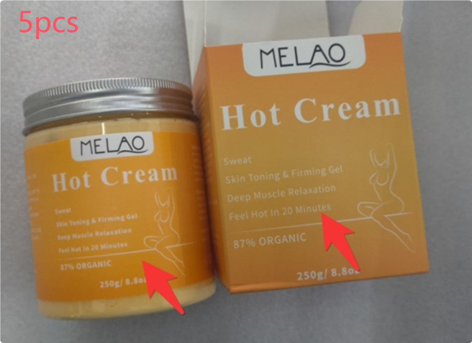 Fat Burner Weight Loss Cream Anti Cellulite Hot Cream Body Beauty Gym From House Photo Color 5PCS