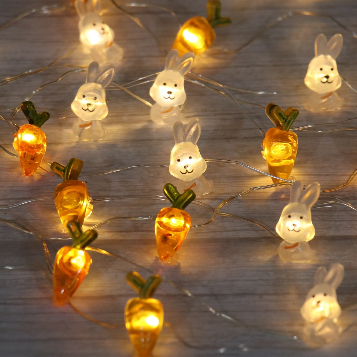 Easter LED Bunny String Lights Easter Decoration Holidays DealSniper.net White rabbit 1meter 10lights