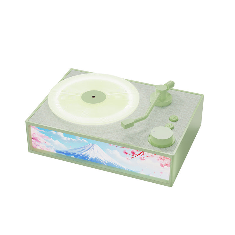 Light Painting Aromatherapy Bluetooth Speaker Electronics dealsniper-net Matcha Green USB
