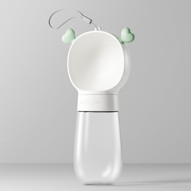 New Go Out Water Cup Portable Walking Dog Drinking Water Pet Supplies Deals DealSniper.net Cute white Small
