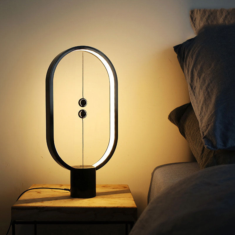 Creative Magnetic Balance Light LED Ornaments House DealSniper.net