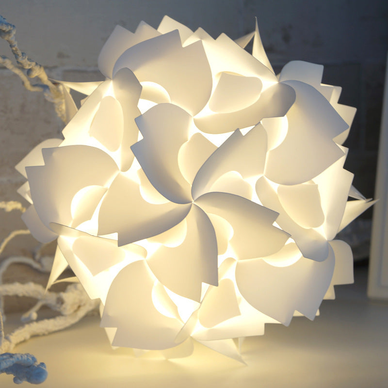 Handmade Diy Portable Lantern Night Light Home Decor DealSniper.net White