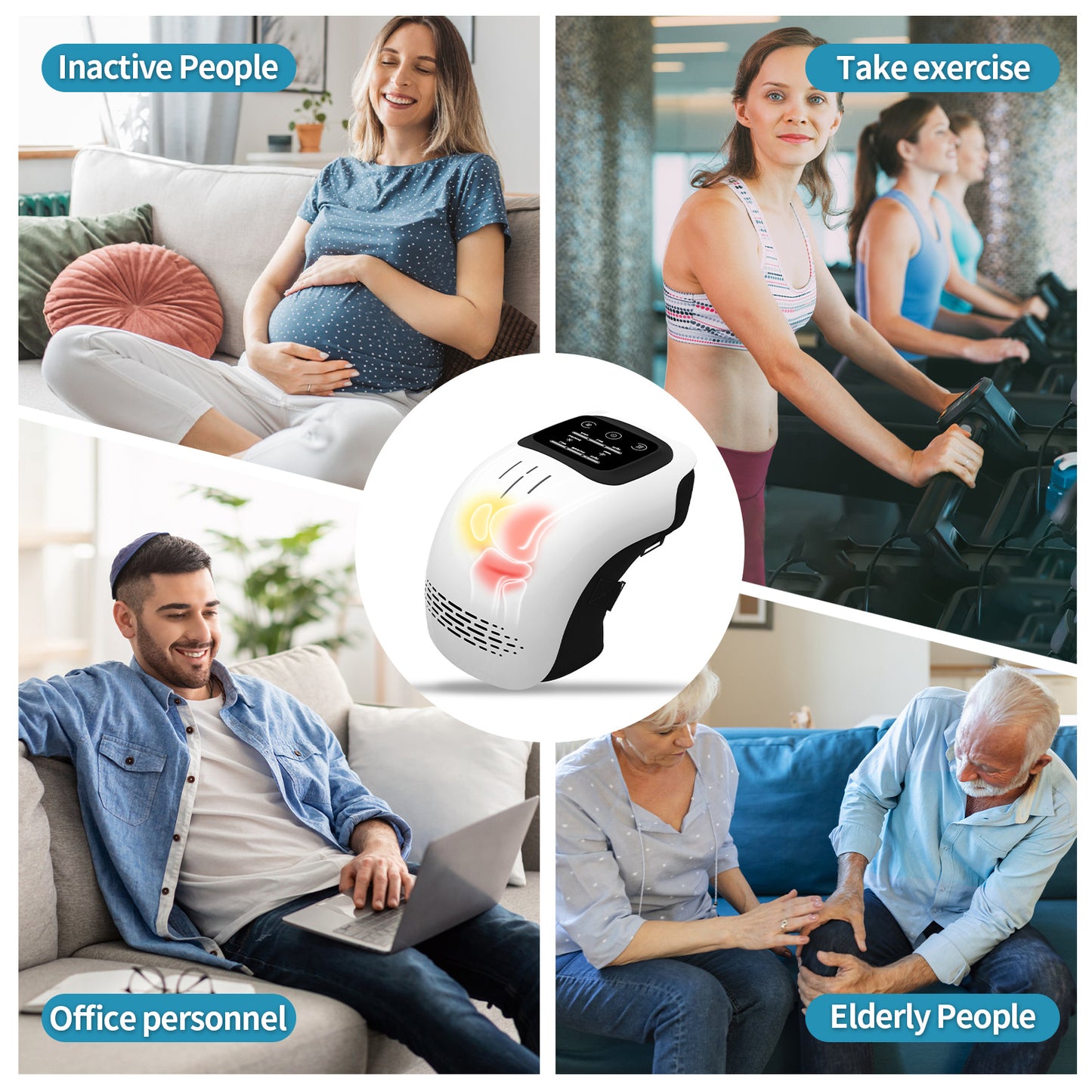 Intelligent Knee Massager Electric Knee Physiotherapy Health DealSniper.net