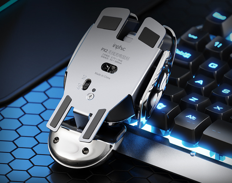 Metal 2.4G Gaming Wireless Mouse Office Home Silent Mouse Deals DealSniper.net