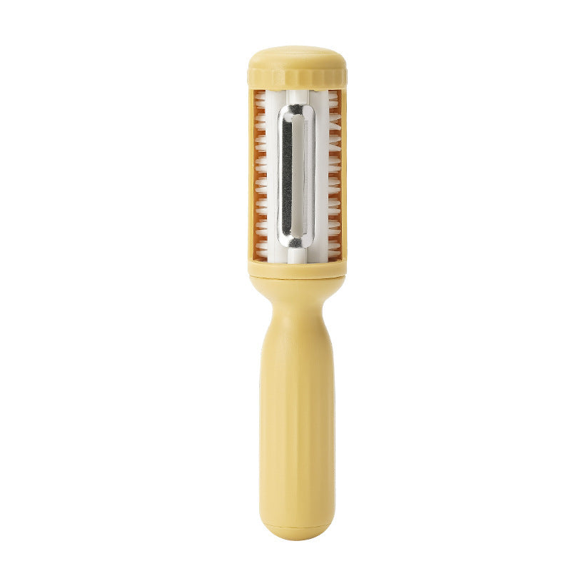 Creative Multifunctional Washing Brush Peeler Household Kitchen DealSniper.net Yellow