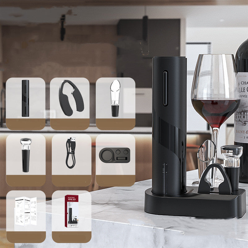 Electronic Bottle Opener Qier Plastic USB Rechargeable Electronic dealsniper-net Set1 Rechargeable
