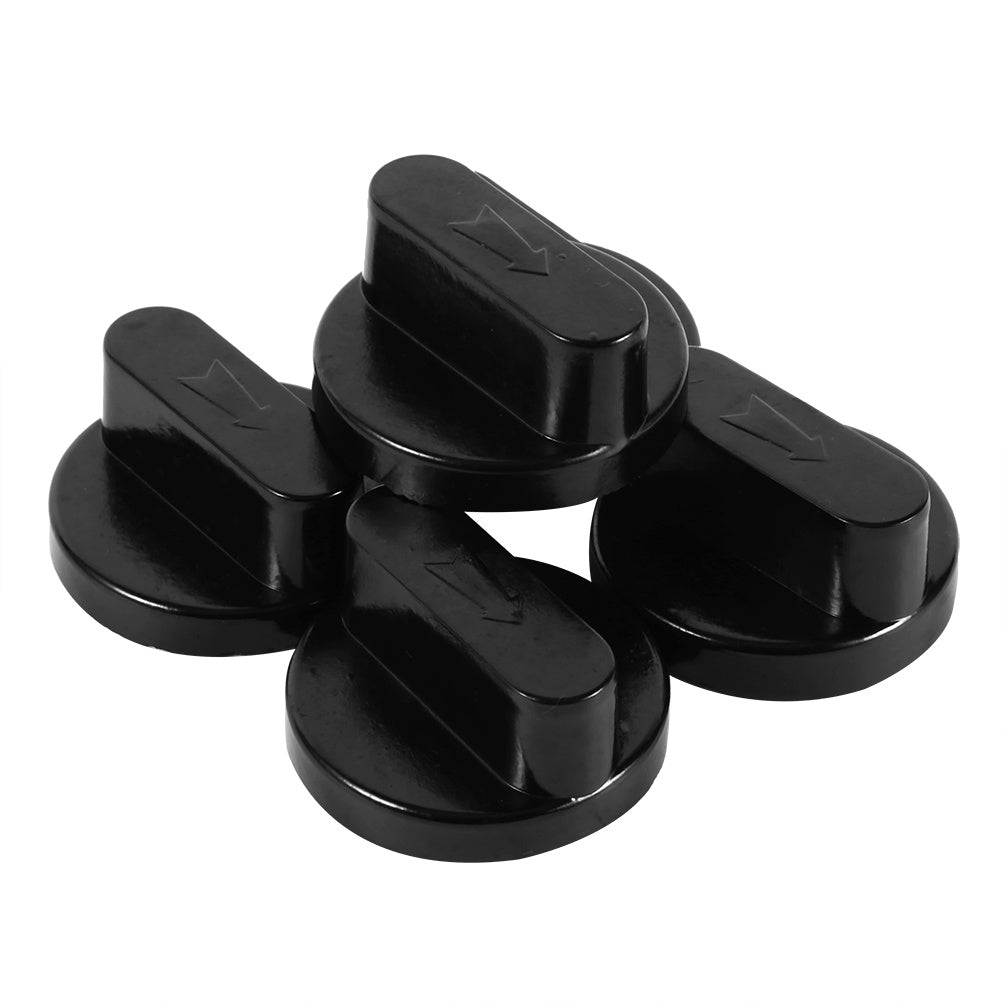5Pcs New Black Universal Cooker Oven Gas Stove Grill Kitchen DealSniper.net