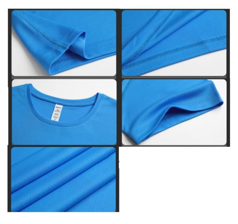 Quick Dry Sweating, Round Neck Short Sleeved T-shirt Men DealSniper.net