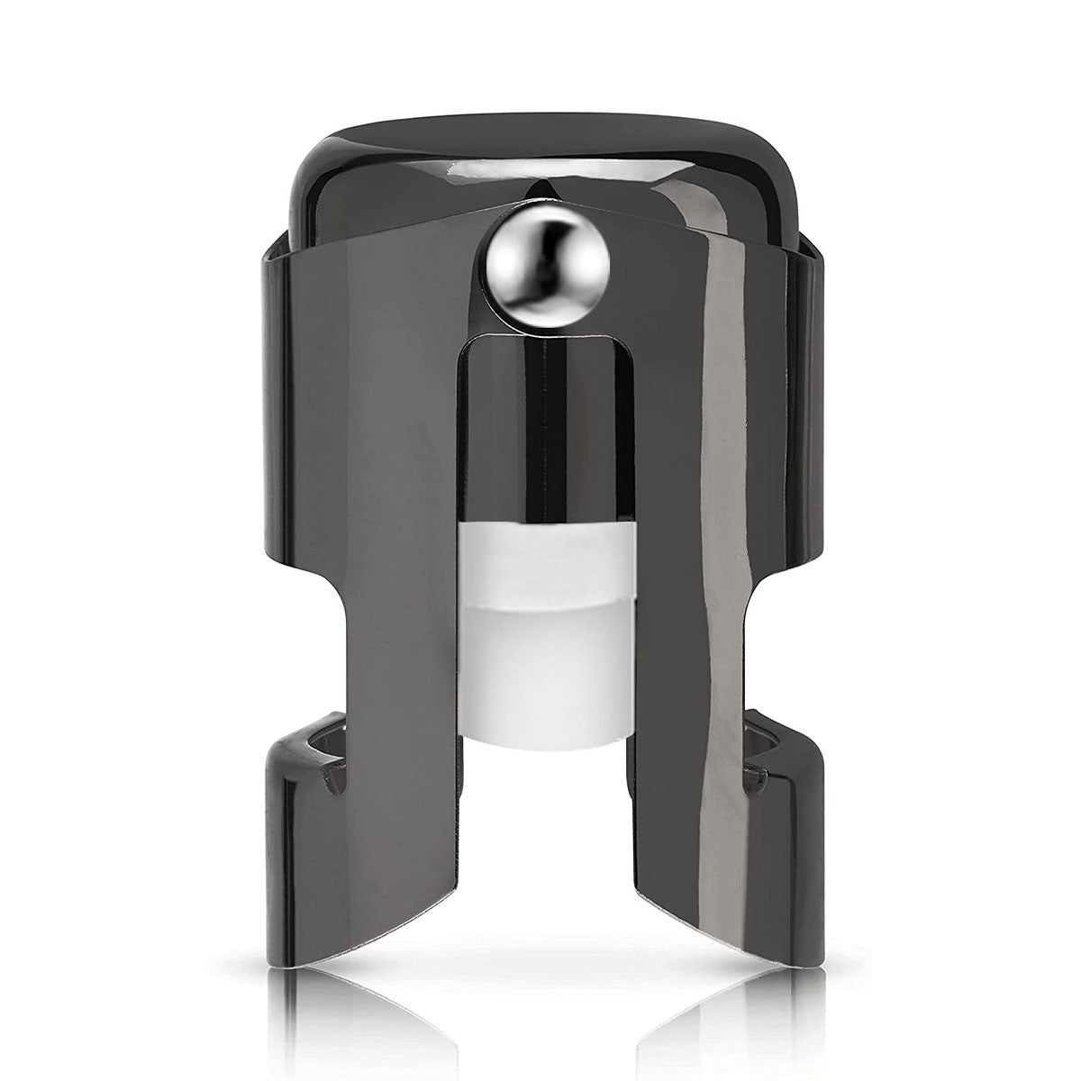 Stainless Steel Sealed Fresh-keeping Wine Stopper Kitchen DealSniper.net Plating Gun Black Long