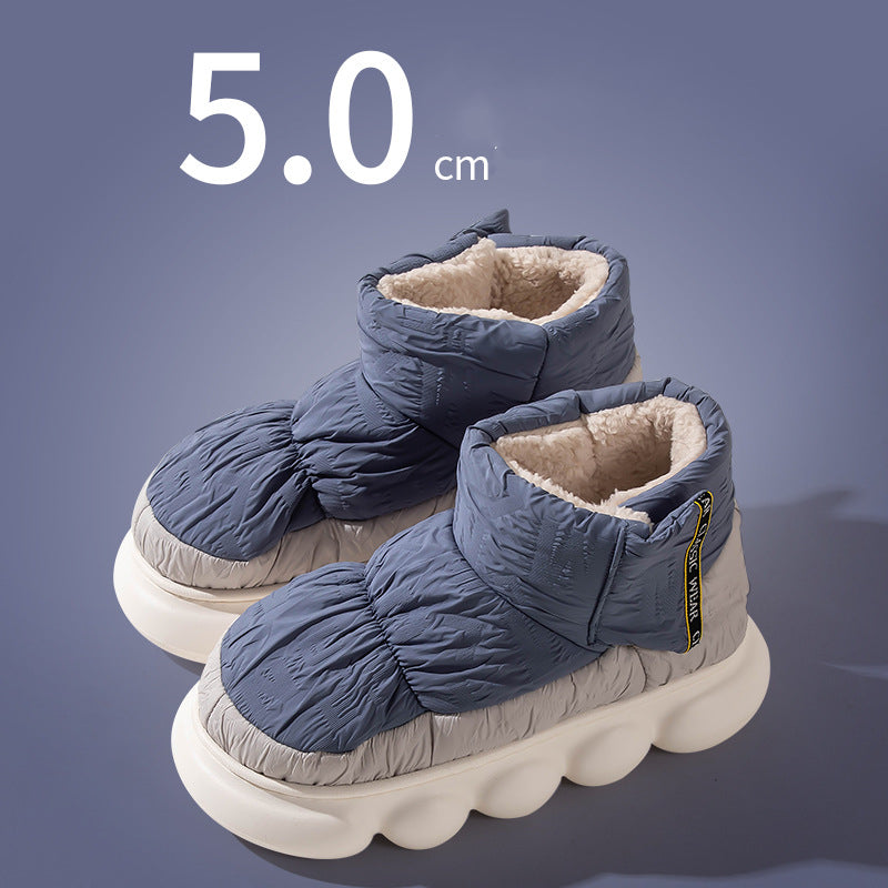 Winter Ankle Shoes Warm Down Home Shoes Women Boots Women DealSniper.net Navy blue 40to41