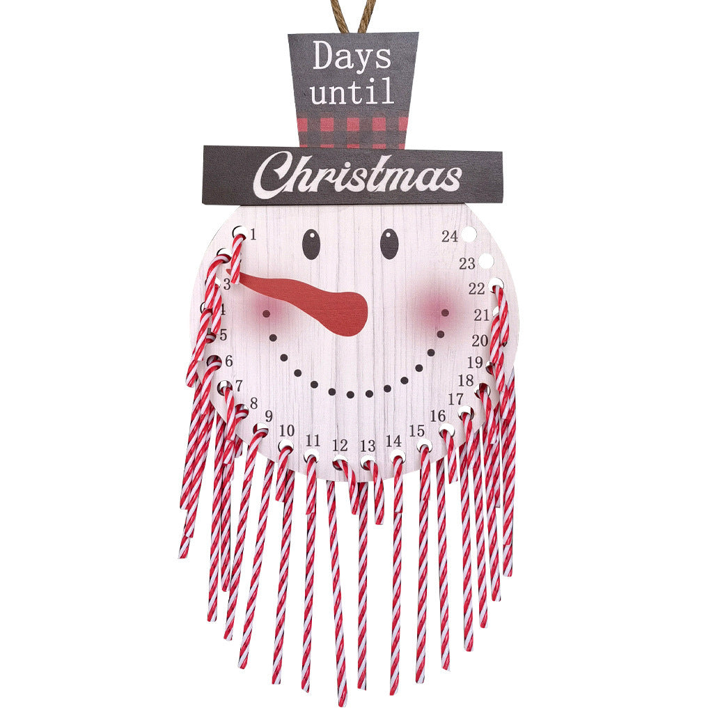 Wooden Christmas Countdown Home Decoration Holidays DealSniper.net JM01998 Christmas Countdown Listing