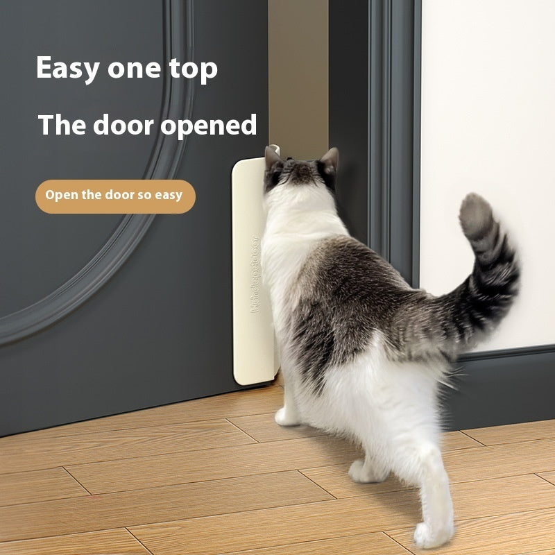 Cat Door Free Access Cat Two-way Self-closing Door Aid Pets DealSniper.net