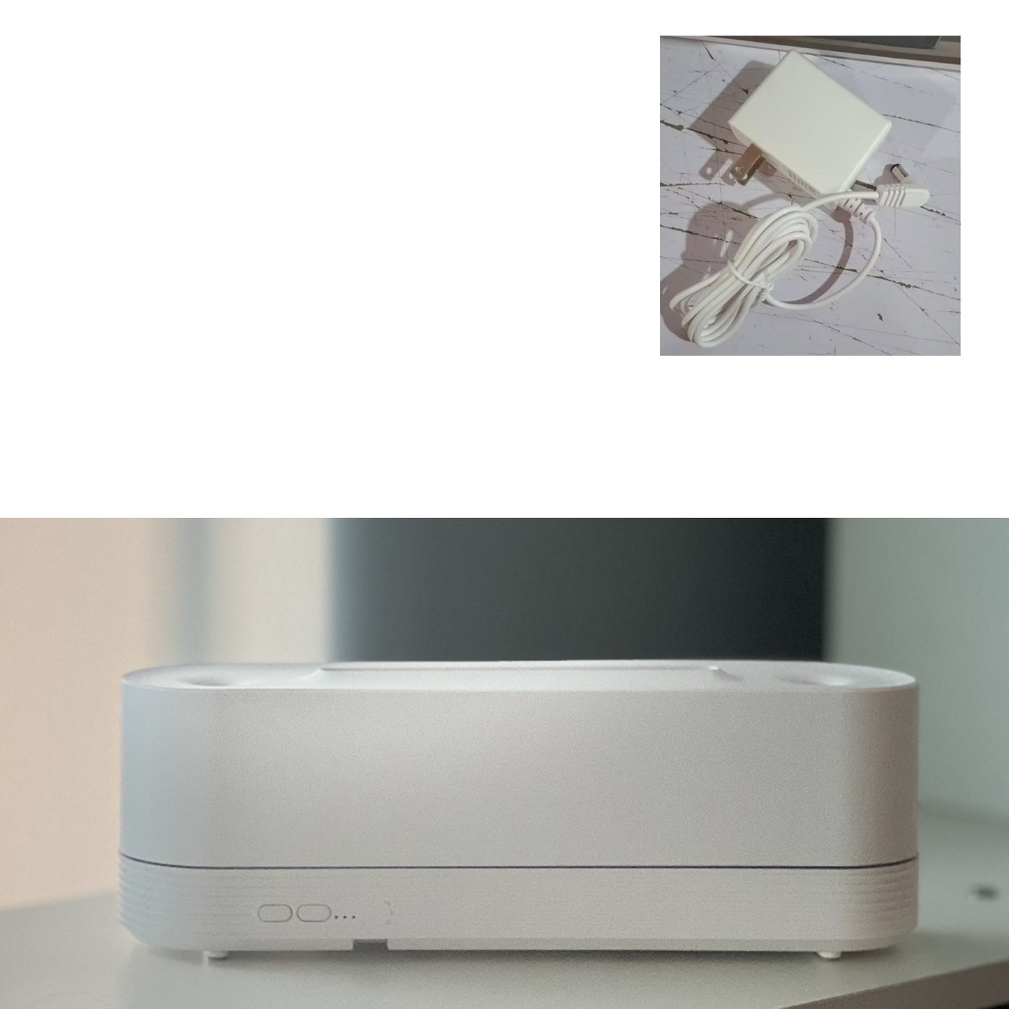 Flame Air Humidifier Ultrasonic 7 Colors Aroma Diffuser House DealSniper.net White US