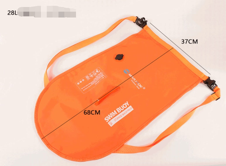Double Airbag Swimming Buoy Floating Mark Detachable Backpack Sports Gym From House