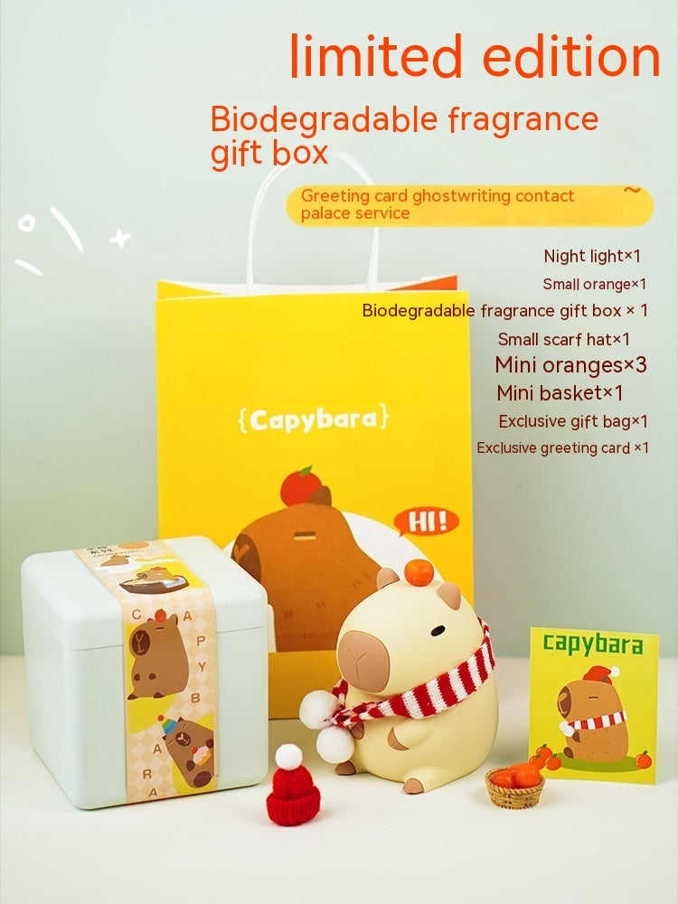 Cute Capabala Small Night Lamp Decoration For Girls Holidays DealSniper.net