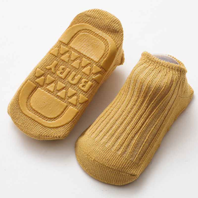 Baby Anti Slip Soft Sole Walking Shoes Kids DealSniper.net Khaki socks L