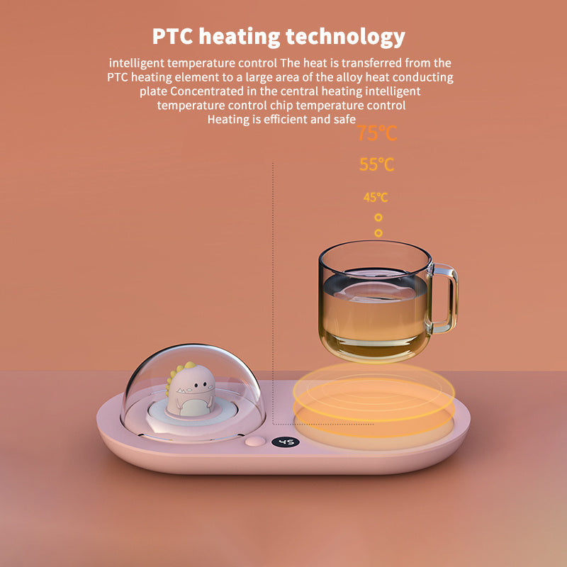 Electric Waterproof Touch Cup Warmer Heating Mat Pad Heater Kitchen DealSniper.net