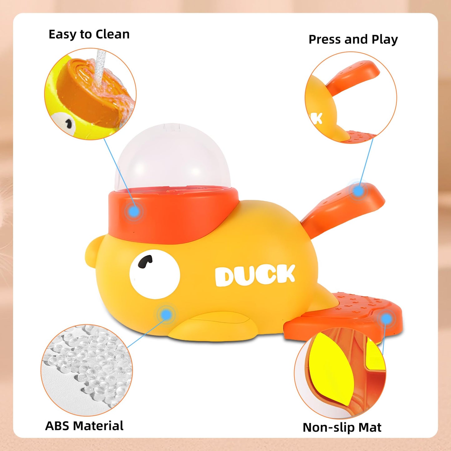 Duck Shape Dog Treat Dispenser - Interactive Dog Toys Pets Gym From House