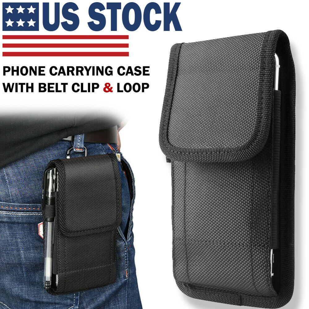 UNIVERSAL Vertical Cell Phone Holster Pouch Belt Case Cover Sleeve Carrying Case Phones DealSniper.net