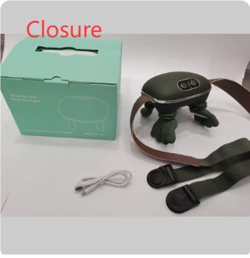 Electric Neck And Shoulder Muscle Massager Relax Pain Relief Health Gym From House N7 Moss Green