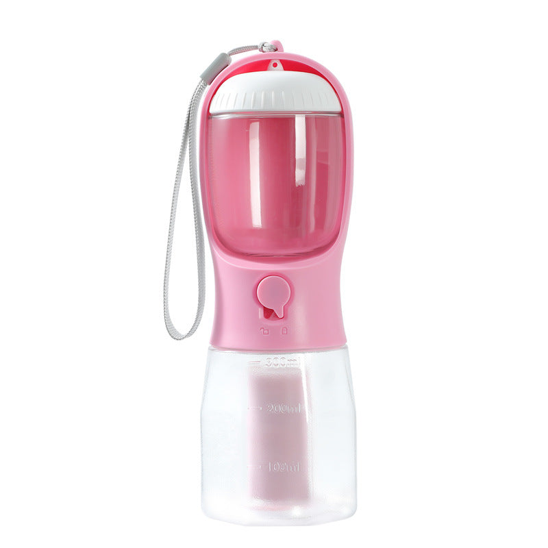 Dog Water Cup Drinking Food Garbage Bag Pets DealSniper.net 300ml Garbage Bag Cherry Blossom Pink