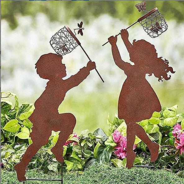Boy Girl Silhouette Art Metal Shenzhen Source Hobby dealsniper-net