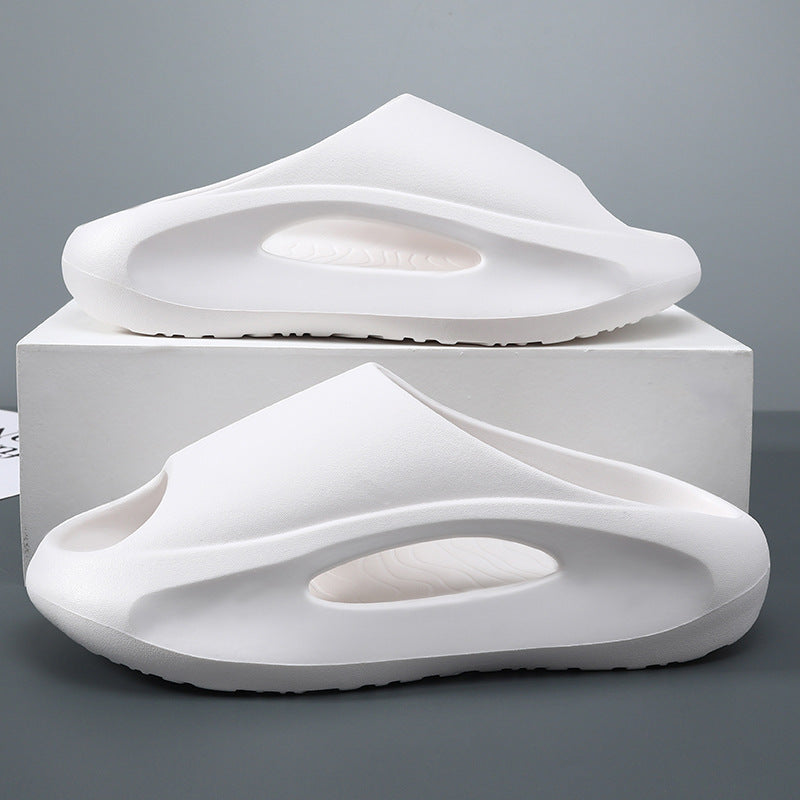 Ins Slippers Women Men Peep Toe Slipper Summer Hollow Unisex Sports Beach Shoes Women DealSniper.net White B 36to37