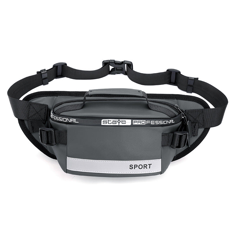 Reflective Waist Bags Men Crossbody Bag Pack For Travel Men DealSniper.net Grey