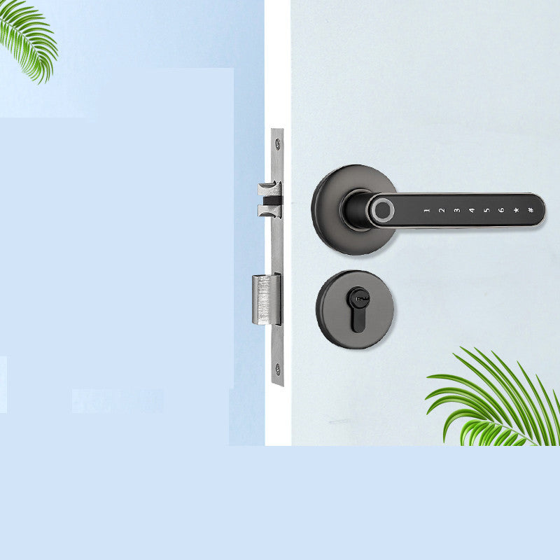Indoor Fingerprint Spherical Lock Home Wooden Door Anti-theft Lock House DealSniper.net