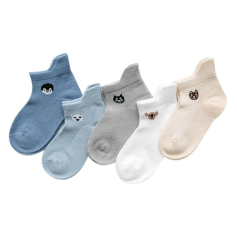 Cotton breathable male and female baby socks Kids DealSniper.net