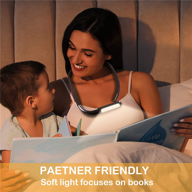 Dimmable Handsfree LED Neck Light Flexible Hug Light Book Deals DealSniper.net