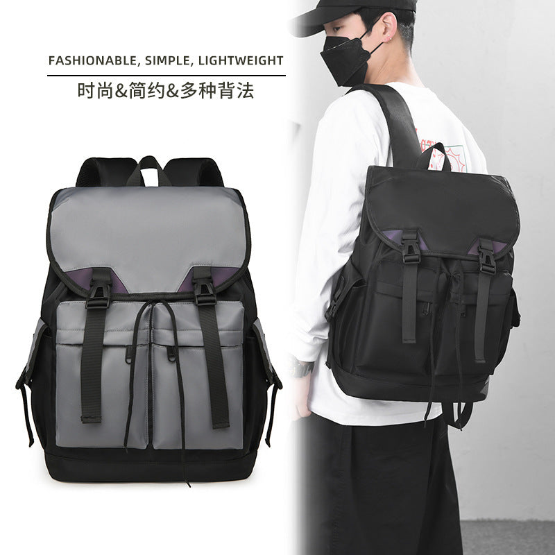Flip Large Capacity Travel Backpack Outdoor Casual Fashion Backpack Men DealSniper.net
