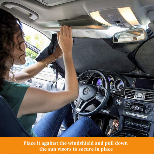 Car Window Sunshade Sun Shade Visor Windshield Cover Auto Car SunShade Anti Snow Ice Windshield Sunshade Car Windshield Sunshade Vehicle DealSniper.net