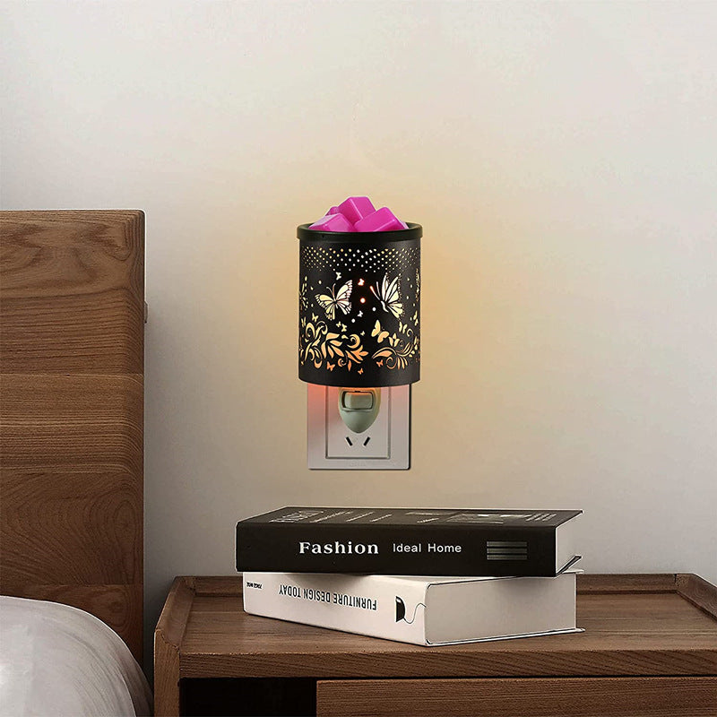 Metal Wall-Plug Wax Melt Warmer Electric Wax Burner Melter House DealSniper.net Butterfly UK